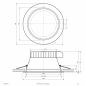 Preview: EVN LED Deckenleuchte mit Switch f. Lichtfarbe u. Watt DSM54190125
