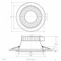 Preview: EVN LED Deckenleuchte mit Switch f. Lichtfarbe u. Watt DSR54190125