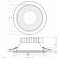 Preview: EVN LED Deckenleuchte mit Switch f. Lichtfarbe u. Watt DSR54200125