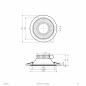 Preview: EVN LED Deckenleuchte mit Switch f. Lichtfarbe u. Watt DSR54250125