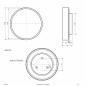 Preview: EVN LED Deckenanbauleuchte mit CCT Switch DUD300125