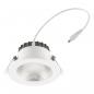 Preview: EVN ED54100125 LED Deckeneinbauleuchte DALI-2 dimmbar 10W 3000K-5700K 1270lm weiß IP54 Notlicht Einbaudurchmesser 90 mm