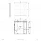 Preview: EVN EPSU620125 LED-Deckenpanel 625x625 mm Multilumen Multicolour IP40