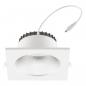 Preview: EVN ES54204125 LED Deckeneinbauleuchte quadratisch 20W 3000K/4000K/5700K weiß Notlicht IP54 Einbaudurchmesser 145 mm