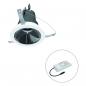 Preview: EVN F02R11SM0630L24D COB-LED Deckeneinbauleuchte 6 W 3000 K Warmweiß 700 lm 24° DALI/DALI-2 dimmbar Einbaudurchmesser 90 mm