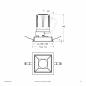 Preview: EVN Modulare LED Einbauleuchte F03R09SM1830L15D