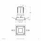 Preview: EVN Modulare LED Einbauleuchte F03R11SM1840L15P
