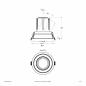 Preview: EVN Modulare LED Einbauleuchte F04R11SM2530L15D