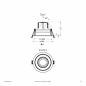 Preview: EVN Modulare LED Einbauleuchte F05R11SM0627L24P