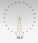 Preview: EVN F10RXXXM0630L15D COB-LED Deckeneinbauleuchte 6 W 3000 K 770 lm DALI-2 dimmbar 15° schwenkbar Einbaudurchmesser 70 mm