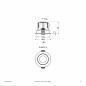 Preview: EVN F10RXXXM0630L38D COB-LED Deckeneinbauleuchte 6W 3000K Warmweiß 770lm 38° DALI dimmbar Einbaudurchmesser 70mm