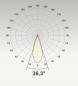Preview: EVN F11RXXXM0627L38D COB-LED Deckeneinbauleuchte 6 W 2700 K 755 lm DALI-2 weiß quadratisch 38° Einbaudurchmesser 70 mm