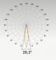 Preview: EVN F11RXXXM0630L15D COB-LED Deckeneinbauleuchte quadratisch 6 W 3000 K 770 lm CRI90 DALI 15° schwenkbar Einbaudurchmesser 70 mm