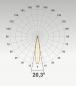 Preview: EVN F11RXXXM0630L15P COB-LED Deckeneinbauleuchte quadratisch 6 W 3000 K 770 lm CRI90 15° schwenkbar Einbaudurchmesser 70 mm