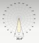 Preview: EVN F11RXXXM0630L24P COB-LED Deckeneinbauleuchte quadratisch 6 W 3000 K 770 lm CRI90 24° schwenkbar Einbaudurchmesser 70 mm