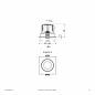Preview: F11RXXXM0640L24D COB-LED Deckeneinbauleuchte 6 W 4000 K Neutralweiß 809 lm 24° DALI Einbaudurchmesser 70 mm