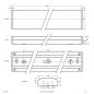 Preview: EVN FLS150125 LED Anbaupanel rechteckig 1500x164 mm 45W 3000/4000K IP54 105° Multilumen