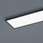 Preview: Helestra Decken LED Panel RACK in mattem Schwarz dimmbar
