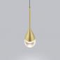 Preview: Helestra DEEP Pendelleuchte LED 9W Schwarz-Gold EASY-LIFT