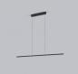 Preview: Helestra LOOPY-evo Pendelleuchte LED 36W Mattschwarz