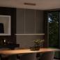 Preview: Helestra LOOPY-evo LED Pendelleuchte Coffee – Schlanke Design-Pendelleuchte mit prismatischer Lichtverteilung