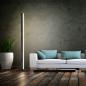 Preview: HELESTRA VENTA LED-Stehleuchte Mattschwarz-Chrom 31 W 2700 K Warmweiß 2690 lm dimmbar