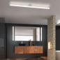 Preview: HELESTRA LOOM LED Wandleuchte 20 W 1990 lm 3000–4000 K Warmweiß Neutralweiß 1200 mm Chrom IP44