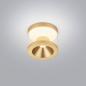 Preview: Helestra  PORO Deckenleuchte LED Ø100 mm 10W 860lm 2700K CRI90 mattgold dimmbar IP20