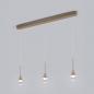 Preview: HELESTRA DEEP LED Pendelleuchte 24 W 2130 lm 2700 K Warmweiß 3-flammig dimmbar höhenverstellbar Coffee