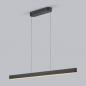 Preview: Helestra NIN Pendelleuchte LED schwarz-gold – dimmbar mit EASY-LIFT Höhenverstellung