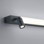 Preview: 120cm Helestra NERO LED Wand-/Spiegelleuchte Schwarz matt – Dreh- und schwenkbare Badleuchte mit CCT-Switch