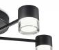 Preview: HELESTRA KALA LED Deckenleuchte 42 W 3350 lm 2700 K Warmweiß 11-flammig dimmbar Casambi-fähig Schwarz matt
