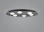Preview: HELESTRA NOMI LED Deckenleuchte 40 W 4630 lm 2700 K Warmweiß 6-flammig dimmbar Schwarz