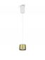 Preview: HELESTRA OVE LED Pendelleuchte 16 W 1130 lm 2700 K Warmweiß dimmbar Weiß Gold