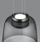 Preview: HELESTRA ODA LED Pendelleuchte 25 W 1810 lm 2700 K Warmweiß dimmbar Schwarzchrom
