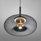 Preview: HELESTRA SICA LED Pendelleuchte 17 W 1750 lm 2700 K Warmweiß dimmbar Schwarz Gold