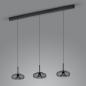 Preview: HELESTRA SICA LED Pendelleuchte 3-flammig 27 W 2780 lm 2700 K Warmweiß dimmbar Schwarz matt