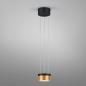 Preview: HELESTRA ODA LED Pendelleuchte 25 W 2340 lm 2700 K Warmweiß dimmbar Schwarz Gold