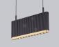Preview: Helestra LED Pendelleuchte KOBE in schwarz - gold dimmbar