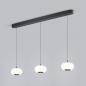 Preview: HELESTRA SAPO LED-Pendelleuchte 3-flammig 36 W 3270 lm 2700 K Warmweiß Plus 36° 230 V dimmbar Schwarz