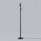 Preview: HELESTRA CONI LED-Stehleuchte 18 W 1780 lm 2700 K Warmweiß Plus 230 V dimmbar 3-flammig Schwarz matt schwenkbar