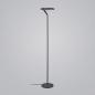 Preview: HELESTRA ELARA LED-Stehleuchte 13,5 W 920 lm 2700 K Warmweiß Plus Ra 90 230 V dimmbar Mattschwarz