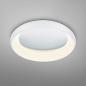 Preview: HELESTRA TYRA LED-Wand-/Deckenleuchte 32 W 3440 lm 2700 K Warmweiß Ra 90 230 V IP20 dimmbar Weiß Spiegel 54 cm