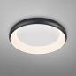 Preview: HELESTRA TYRA LED-Wand-/Deckenleuchte 32 W 3440 lm 2700 K Warmweiß Ra 90 230 V IP20 dimmbar Schwarz/Weiß 54 cm
