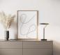 Preview: HELESTRA ELARA LED-Tischleuchte Mattschwarz-Mattgold 12 W 2700 K Warmweiß 820 lm Touchdimmer