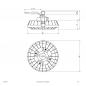 Preview: EVN LED Hallenleuchte schwarz rund IP65 4000K 100W 13000lm