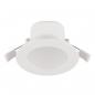 Preview: EVN L0680125 LED Einbaupanel 7W 623lm 3000K/4000K/6000K IP44 rund weiß Ø95mm Einbaudurchmesser 68mm