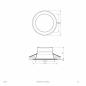 Preview: EVN L0900125 LED Einbaupanel 10W 891lm 3000K/4000K/6000K IP44 rund weiß Ø113mm Einbaudurchmesser 90mm