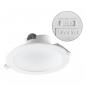 Preview: EVN L1500125 LED Einbaupanel 17W 1823lm 3000K/4000K/6000K IP44 rund weiß Ø174mm Einbaudurchmesser 135mm