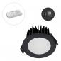 Preview: EVN L44D101625 LED Deckeneinbauleuchte anthrazit Ø103 mm Einbaudurchmesser 85 mm